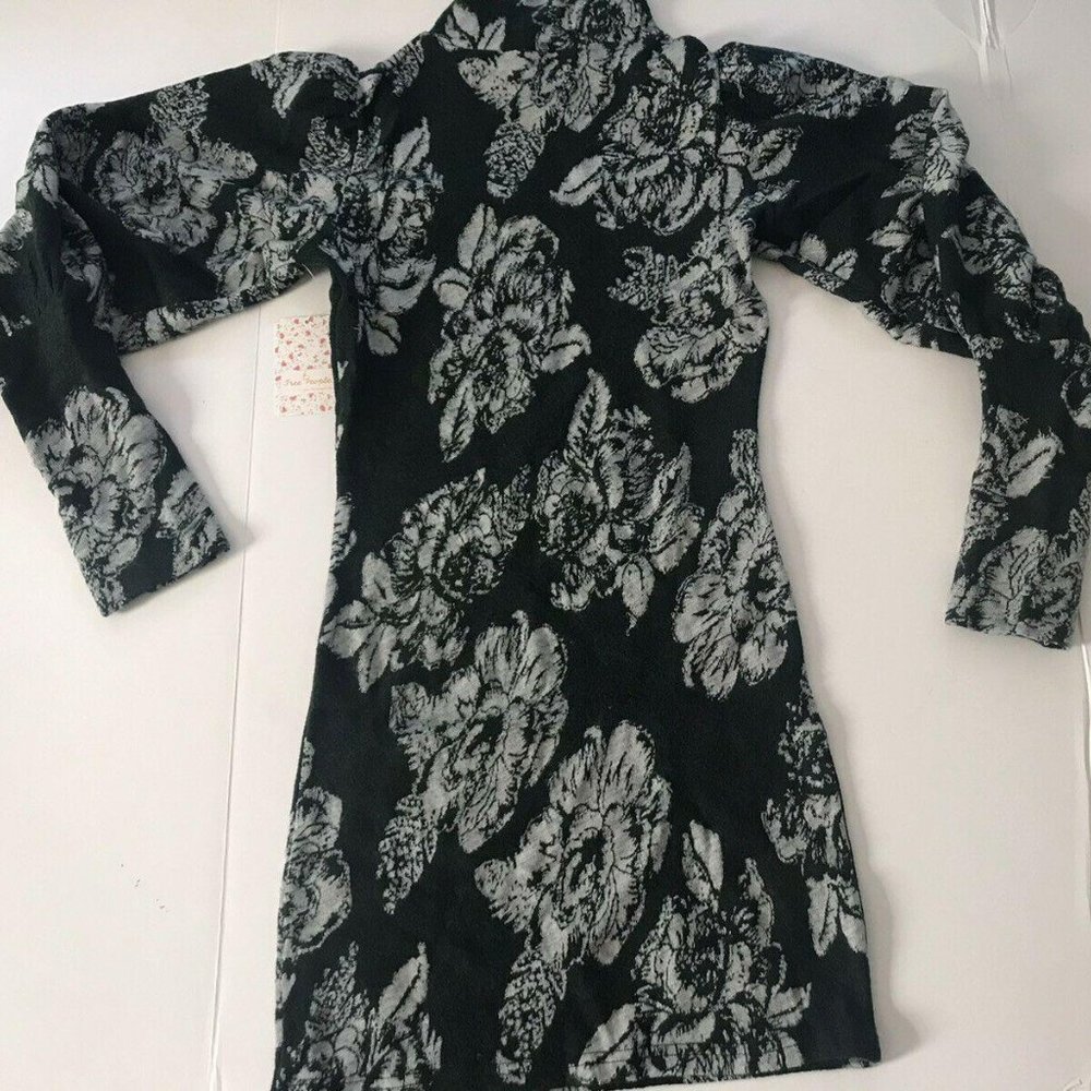 free people sweater dress Womens Green Flo… - Picture 10 of 12